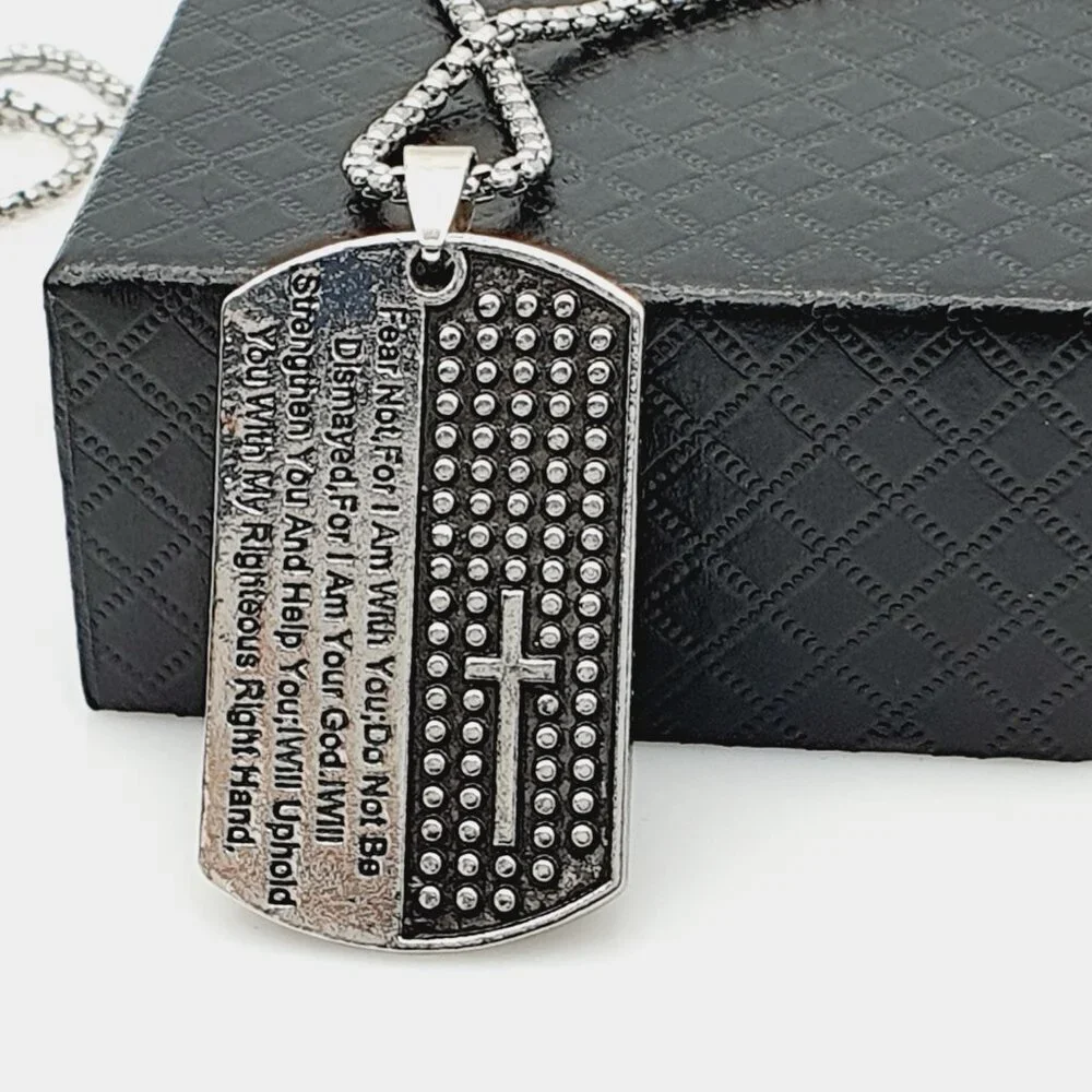 ❤️Soldiers famous Egypt Scripture Necklace, N90201P131